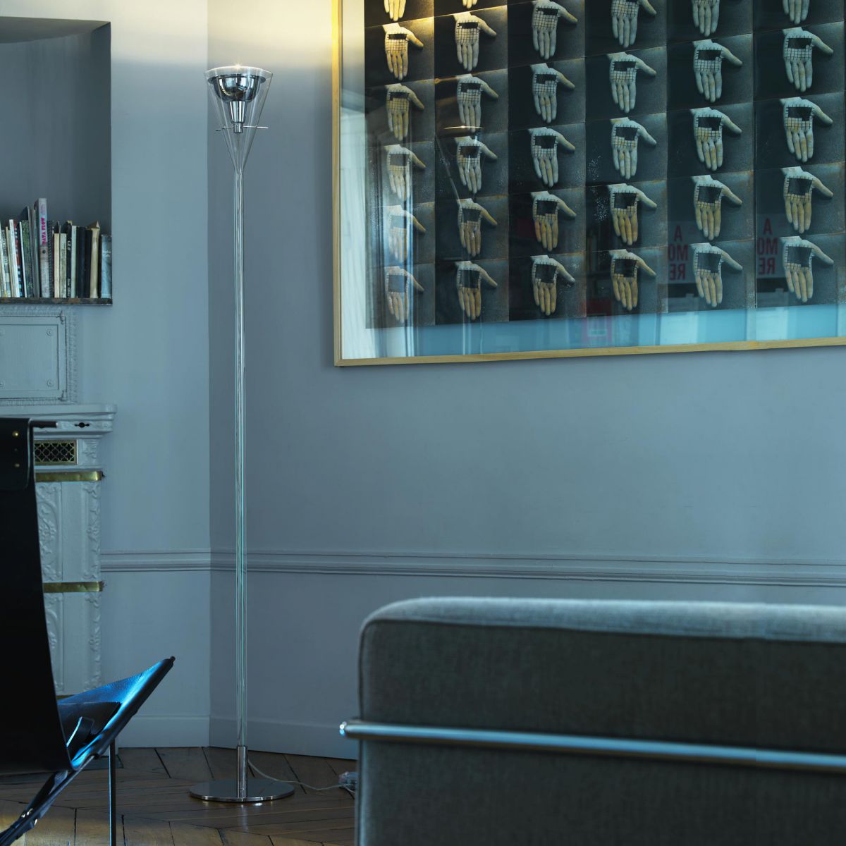 Flute Floor Lamp by Fontana Arte Floor Lamps Flute Floor Lamp by Fontana Arte Floor Lamps